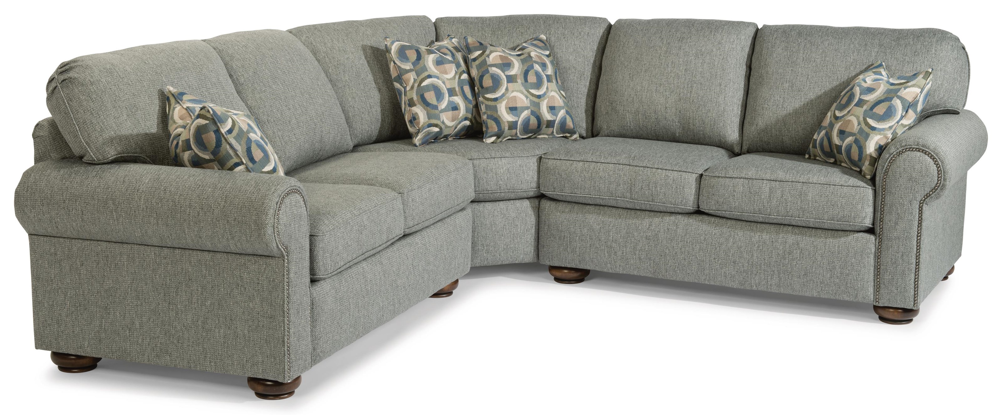Flexsteel Preston 5536 27 28 23 Sectional Westrich Furniture